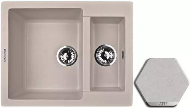 Кухонная мойка LATTE Lava D1.LAT