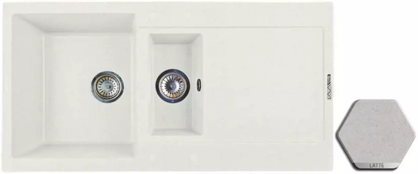 Кухонная мойка LATTE Lava D5.LAT