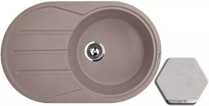 Кухонная мойка LATTE Lava E2.LAT