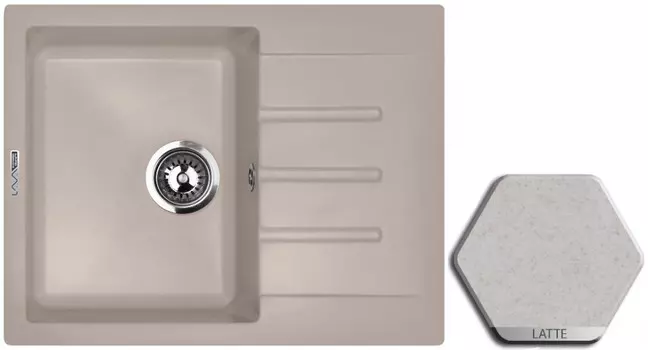 Кухонная мойка LATTE Lava L1.LAT