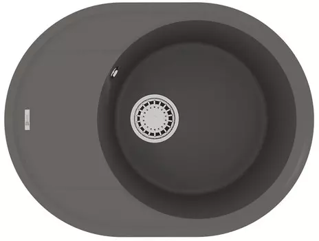 Кухонная мойка Lemark Lacha 620 серый шелк 9910053
