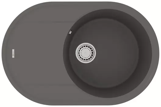 Кухонная мойка Lemark Lacha 760 серый шелк 9910059