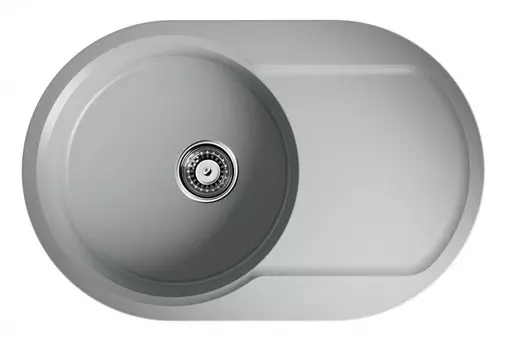 Кухонная мойка ленинградский серый Artgranit Omoikiri Manmaru 78-GR