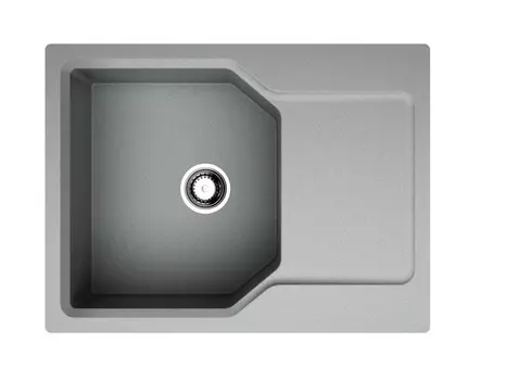 Кухонная мойка ленинградский серый Artgranit Omoikiri Yonaka 65-GR