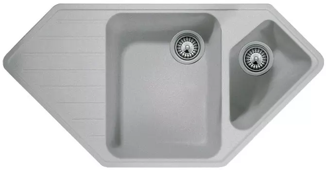Кухонная мойка Longran Sotis серый металлик SOTISC150