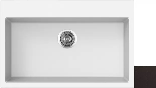 Кухонная мойка марон Longran Geos GES780.500 - 93