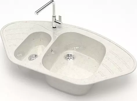 Кухонная мойка Marrbaxx Аделис Z23 хлопок глянец Z023Q007