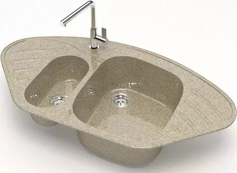 Кухонная мойка Marrbaxx Аделис Z23 песочный глянец Z023Q005