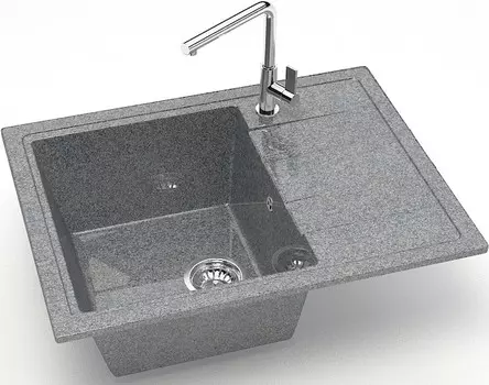 Кухонная мойка Marrbaxx Анастасия Z150 темно-серый глянец Z150Q008