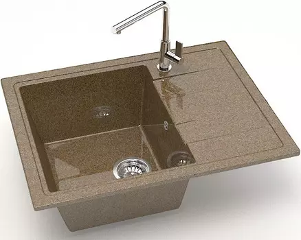 Кухонная мойка Marrbaxx Анастасия Z150 терракот глянец Z150Q009