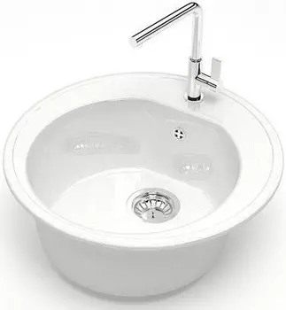 Кухонная мойка Marrbaxx Черая Z3 белый лёд глянец Z003Q001