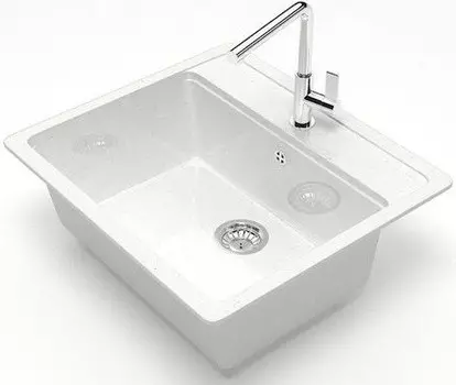 Кухонная мойка Marrbaxx Джекки Z9 белый лёд глянец Z009Q001