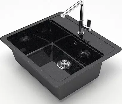 Кухонная мойка Marrbaxx Джекки Z9 черный глянец Z009Q004