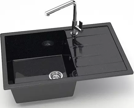 Кухонная мойка Marrbaxx Джоли Z161 черный глянец Z161Q004
