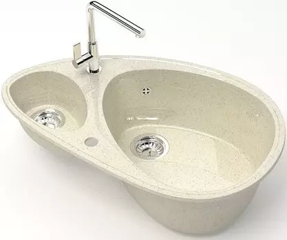 Кухонная мойка Marrbaxx Эмма Z13 бежевый глянец Z013Q002