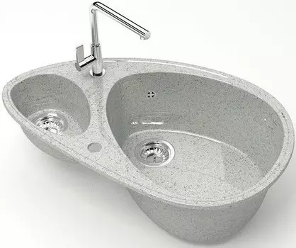 Кухонная мойка Marrbaxx Эмма Z13 светло-серый глянец Z013Q010