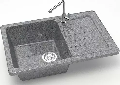 Кухонная мойка Marrbaxx Энди Z16 темно-серый глянец Z016Q008