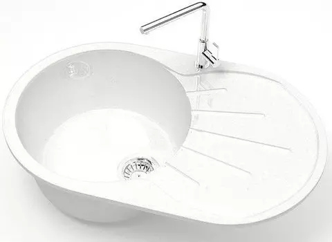 Кухонная мойка Marrbaxx Касандра Z110 белый лёд глянец Z110Q001