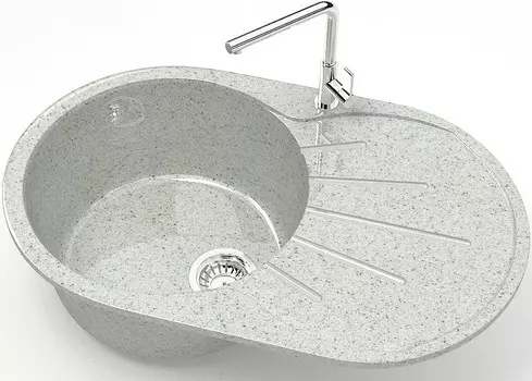 Кухонная мойка Marrbaxx Касандра Z110 светло-серый глянец Z110Q010