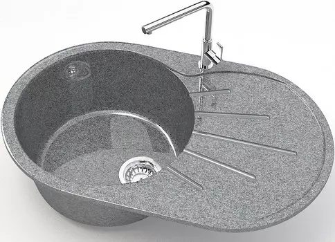 Кухонная мойка Marrbaxx Касандра Z110 темно-серый глянец Z110Q008