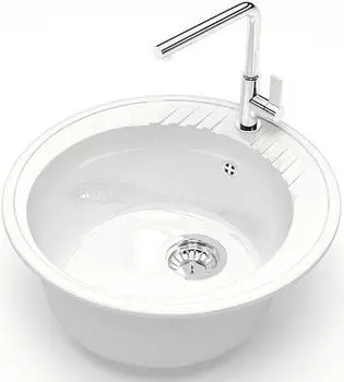 Кухонная мойка Marrbaxx Лексия Z6 белый лёд глянец Z006Q001