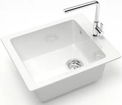 Кухонная мойка Marrbaxx Линди Z8 белый лёд глянец Z008Q001