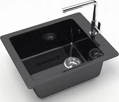 Кухонная мойка Marrbaxx Линди Z8 черный глянец Z008Q004