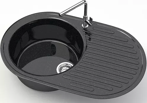 Кухонная мойка Marrbaxx Наоми Z11 черный глянец Z011Q004