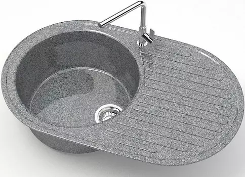 Кухонная мойка Marrbaxx Наоми Z11 темно-серый глянец Z011Q008