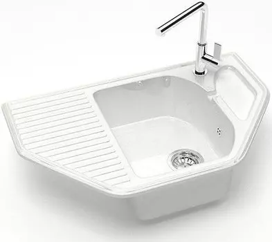 Кухонная мойка Marrbaxx Рики Z22 белый лёд глянец Z022Q001