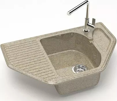 Кухонная мойка Marrbaxx Рики Z22 песочный глянец Z022Q005