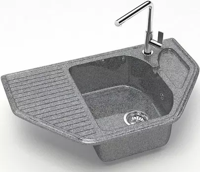Кухонная мойка Marrbaxx Рики Z22 темно-серый глянец Z022Q008