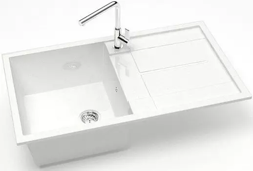 Кухонная мойка Marrbaxx Рони Z17 белый лёд глянец Z017Q001