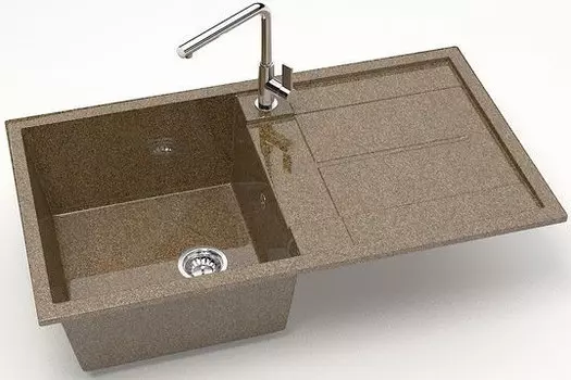 Кухонная мойка Marrbaxx Рони Z17 терракот глянец Z017Q009