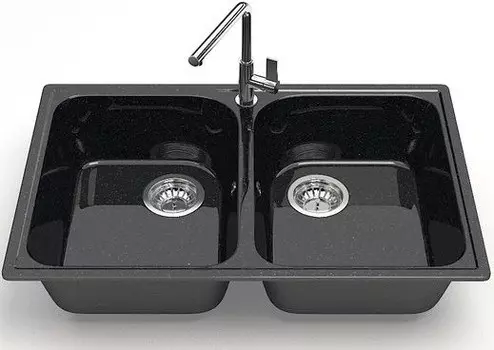 Кухонная мойка Marrbaxx Скай Z260 черный глянец Z260Q004