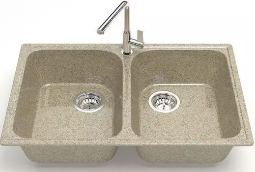 Кухонная мойка Marrbaxx Скай Z260 песочный глянец Z260Q005