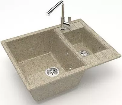 Кухонная мойка Marrbaxx Жаклин Z190 песочный глянец Z190Q005