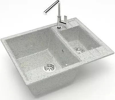 Кухонная мойка Marrbaxx Жаклин Z190 светло-серый глянец Z190Q010