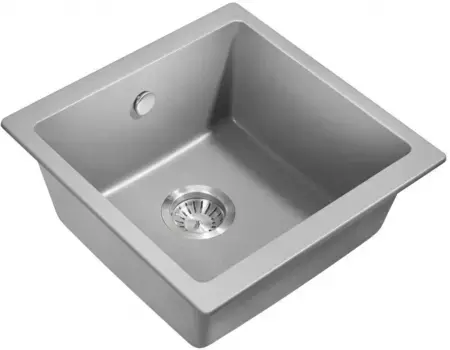 Кухонная мойка Milacio Leon 45 серый металлик MC.77093