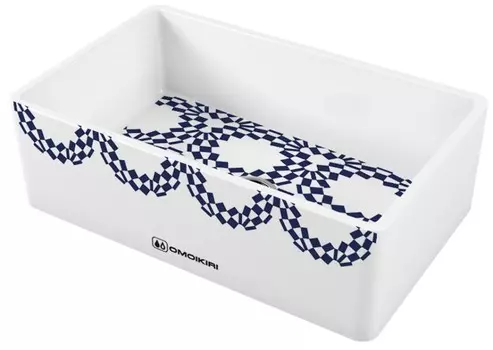Кухонная мойка Natceramic Omoikiri Mikura 76-Tokio 2 white 4993173
