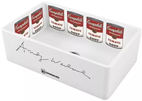 Кухонная мойка Natceramic Omoikiri Mikura 76-Warhol white 4993025
