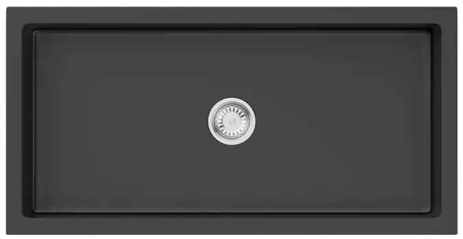 Кухонная мойка Natceramic Omoikiri Mikura 91-BL черный 4997087