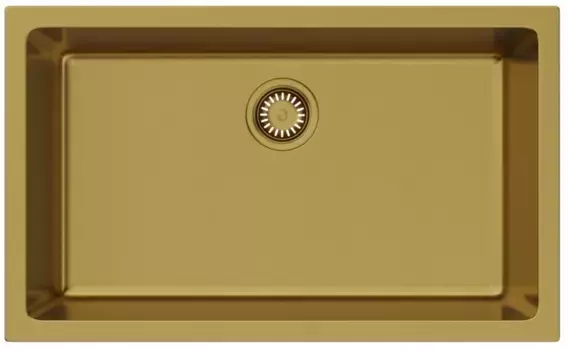 Кухонная мойка Natceramic Omoikiri Okinoshima 76-U/I-G Matt золотой матовый 4993169