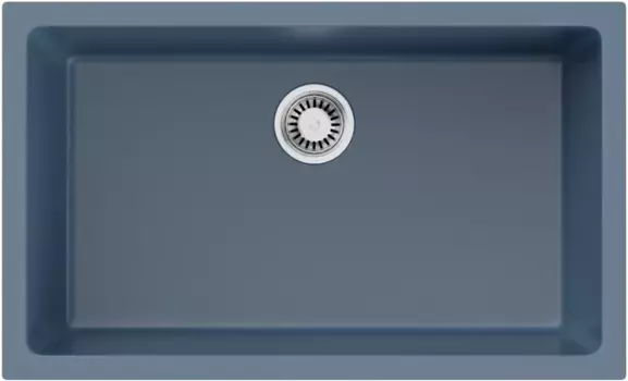 Кухонная мойка Natceramic Omoikiri Okinoshima 76-U/I-SB smoky blue 4997148
