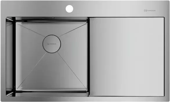 Кухонная мойка Omoikiri Akisame 86-L-IN нержавеющая сталь 4993760