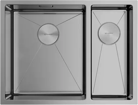 Кухонная мойка Omoikiri Taki 58-2-U/IF-IN-L нержавеющая сталь 4993768