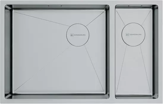 Кухонная мойка Omoikiri Taki 69-2-U/IF-IN-L Side нержавеющая сталь 4997049