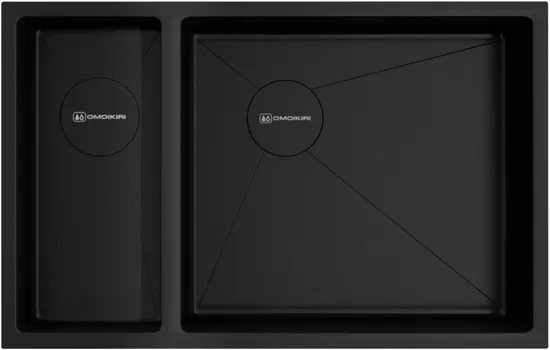 Кухонная мойка Omoikiri Taki 69-2-U/IF Side GB графит 4993183
