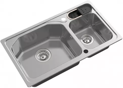 Кухонная мойка Oulin матовая сталь OL-H9818