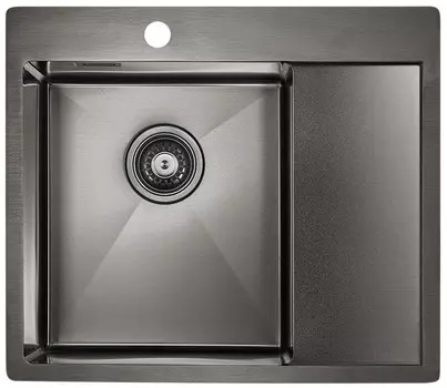 Кухонная мойка Paulmark Alster вороненая сталь PM825951-GML